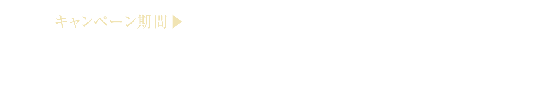 キャンペーン期間：2025年1月3日(金)〜2月16日(日)