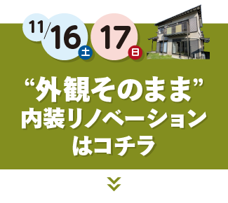 外観そのまま内装リノベーション